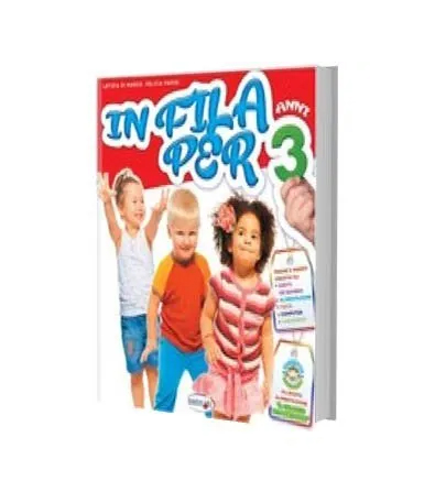 Libri didattici scuola dell'infanzia “IN FILA PER 3, 4, 5 anni”