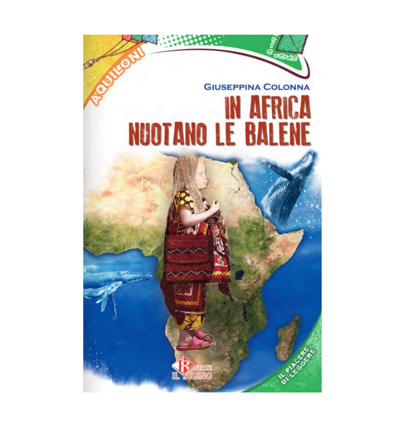 Libro di narrativa In Africa nuotano le balene