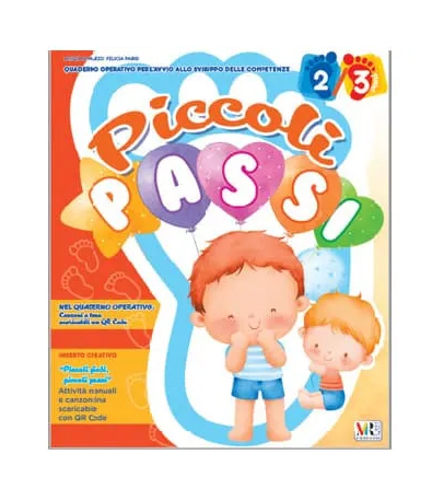 Quaderno bambino “PICCOLI PASSI” 2-3 anni